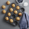 12 pc Muffin Tray Non-stick material Microwave Safe