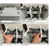 Plastic Shoe Rack for Home Stackable Adjustable Shoe Organizer Shelf with Storage Slots