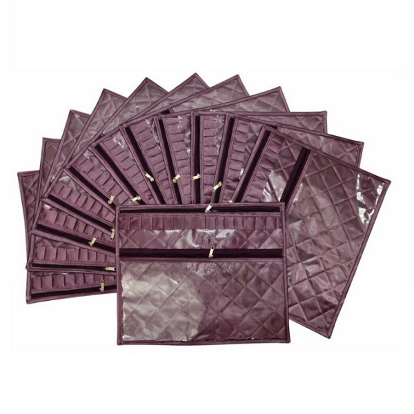 Ivory Satin Material Frill Style  With Blouse Pocket Single Saree Cover 