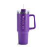 Personalized Tumbler Sipper Mug with Handle And Straw Lid Custom Name 1200ml Stainless Steel Travel Mug
