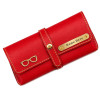 Personalized Leather Sunglass Case with Name And Charm Hard Eyewear Cover for Men And Women