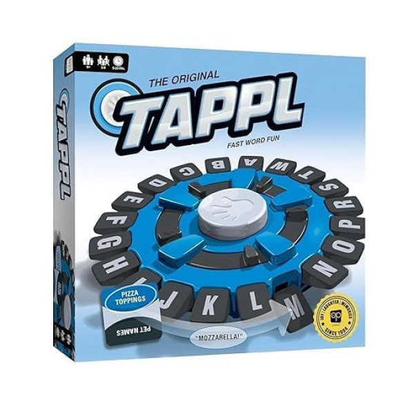 Tappl Game Fast Paced Word Party Game with Cards And Alphabet Board for Family And Friends