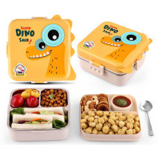 Lunch Box for School Stainless Steel Food Container, Leakproof Meal Box with Spoon