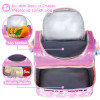 Foam Insulated Lunch Bag for Kids And Adults Unicorn Pink Lunch Bag with Bottle Holder Foam Insulated Lunch Bag for Kids And Adults Unicorn Pink Lunch Bag with Bottle Holder