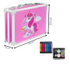Art Set for Kids 145 Pieces Drawing Kit with Color Pencils Oil Pastels, Paint Brushes, Unicorn Theme Art Set