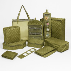 Dulhan Marriage Set Olive Green Color 11 piece set